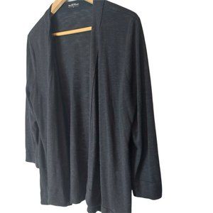 Northern Reflections Open Sweater Size L/G Color Black Good Condition